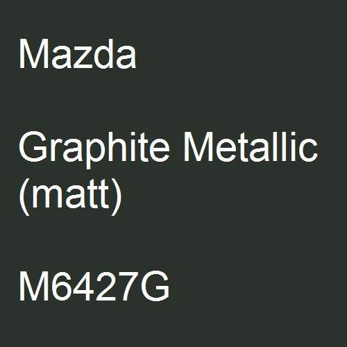 Mazda, Graphite Metallic (matt), M6427G.